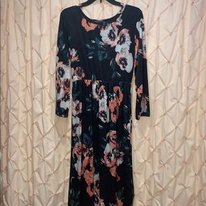 Long sleeve maxi dress